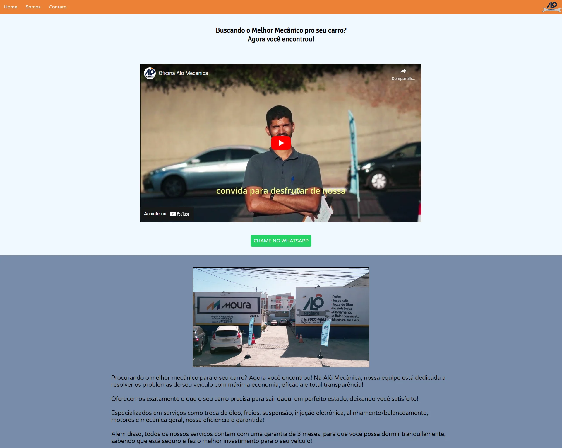 Site Alô Mecânica