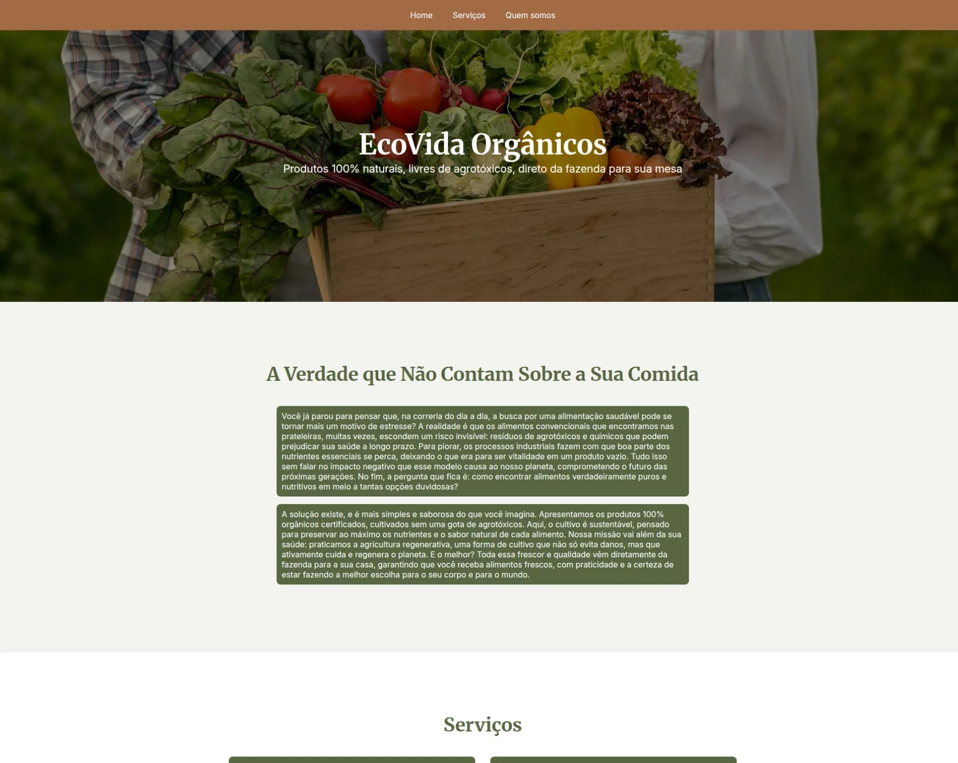 Site Orgânicos