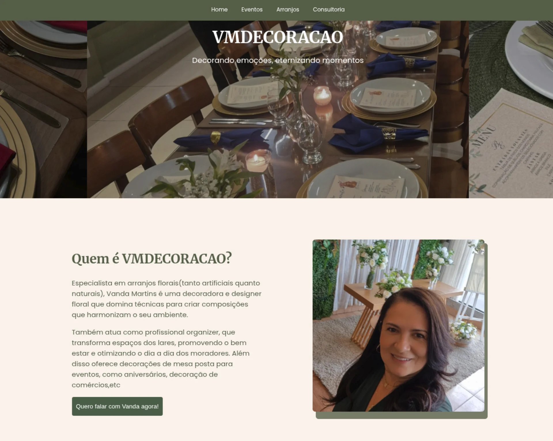 Site Vm Decoracao